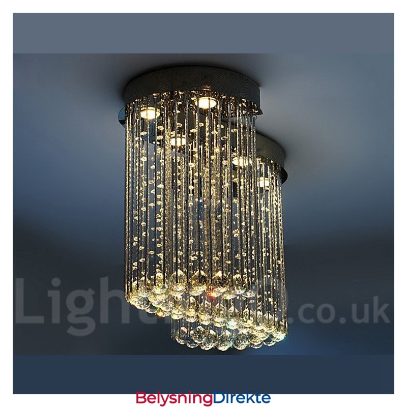 6 Lys Moderne Krystall Tak Anheng Lysekroner Innendørs Lamper Armaturer