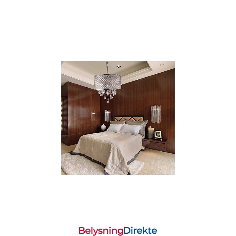 Tradisjonell Klassisk Krystallkrone I Metall