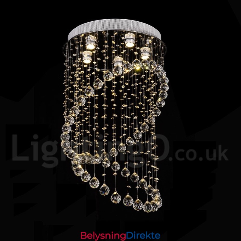 5 Lys Moderne Krystall Tak Anheng Lysekroner Innendørs Lamper Armaturer