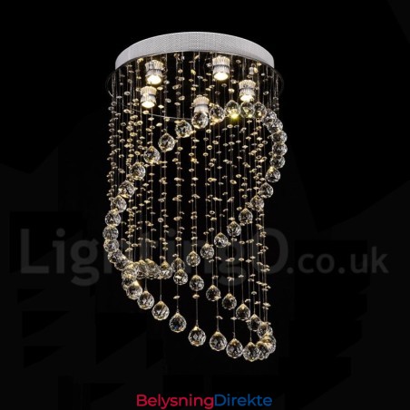 5 Lys Moderne Krystall Tak Anheng Lysekroner Innendørs Lamper Armaturer