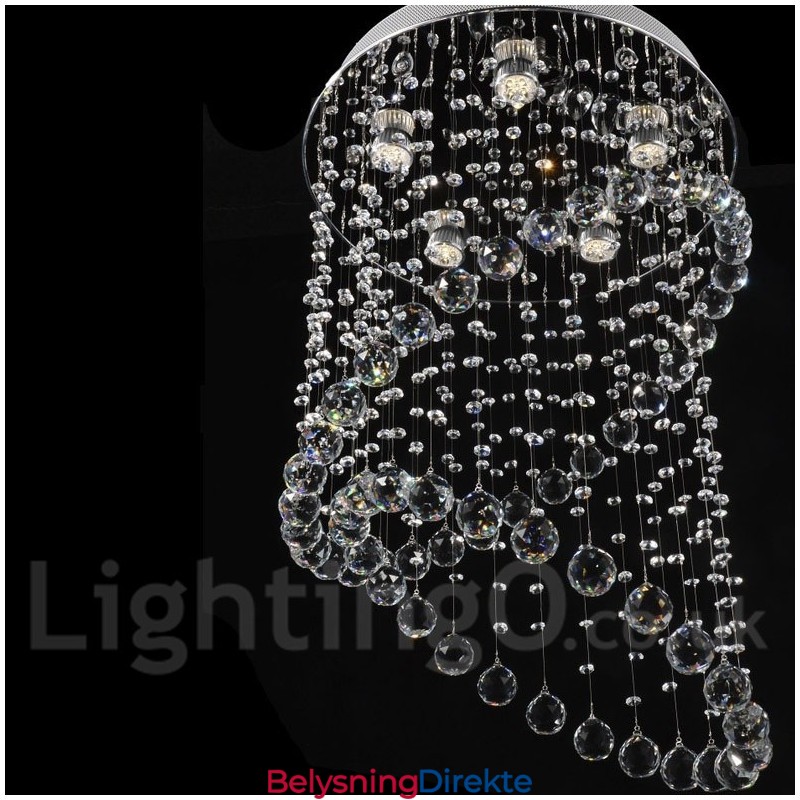 5 Lys Moderne Krystall Tak Anheng Lysekroner Innendørs Lamper Armaturer