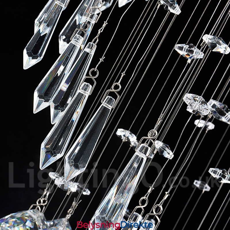 6 Lys Moderne Krystall Tak Anheng Lysekroner Innendørs Lamper Armaturer