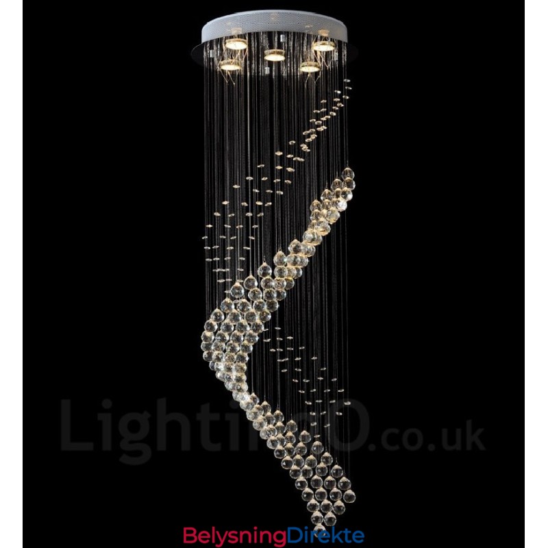 5 Lys Moderne Krystall Tak Anheng Lysekroner Innendørs Lamper Armaturer