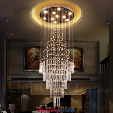 10 Lys Moderne Krystall Tak Anheng Lysekroner Innendørs Lamper Armaturer