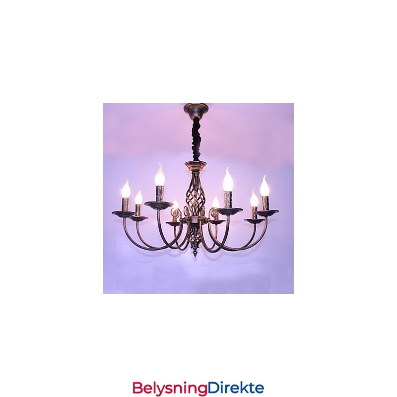 Retro Designere Stearinlysstil Andre Metalllysekrone