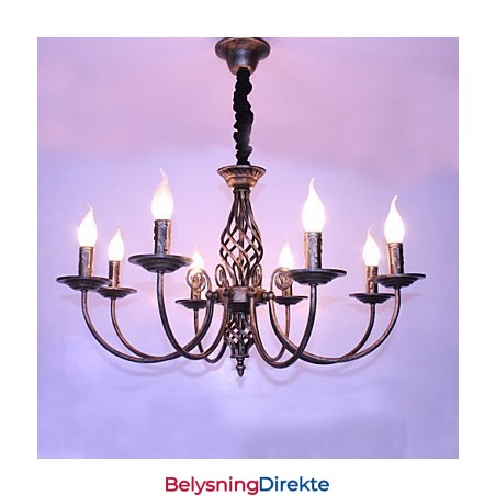 Retro Designere Stearinlysstil Andre Metalllysekrone