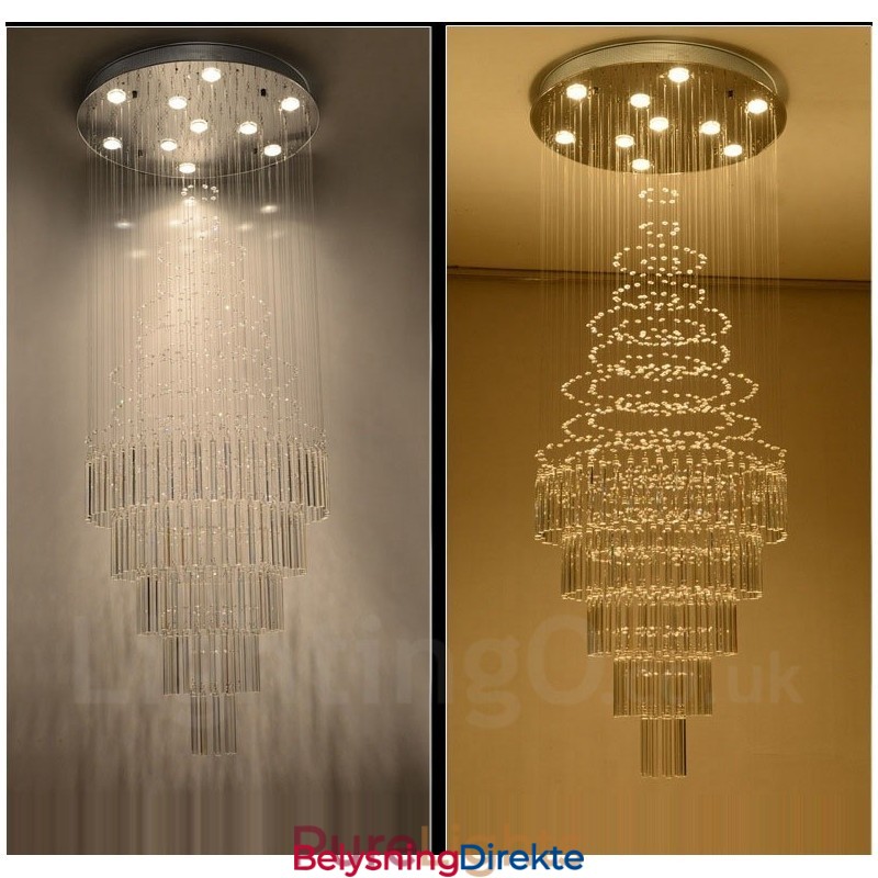 10 Lys Moderne Krystall Tak Anheng Lysekroner Innendørs Lamper Armaturer