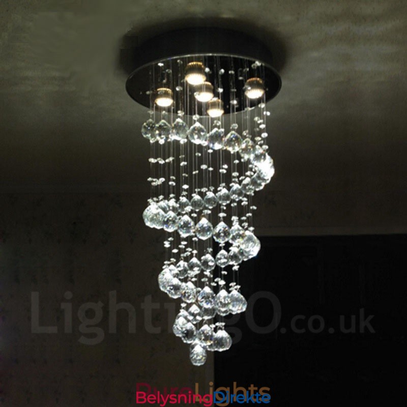 5 Lys Moderne Krystall Tak Anheng Lysekroner Innendørs Lamper Armaturer