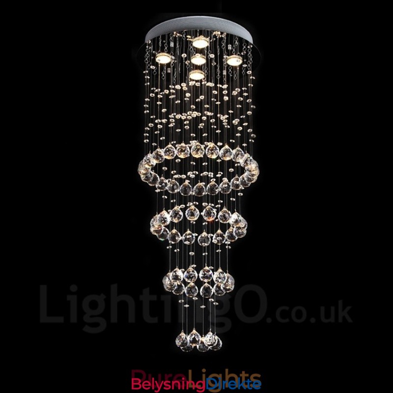 5 Lys Moderne Krystall Tak Anheng Lysekroner Innendørs Lamper Armaturer