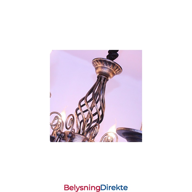 Retro Designere Stearinlysstil Andre Metalllysekrone