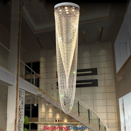 9 Lys Moderne Krystall Tak Anhengslampe Innendørs Lysekrone Belysning Lamper Armaturer
