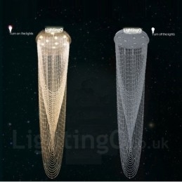 9 Lys Moderne Krystall Tak Anhengslampe Innendørs Lysekrone Belysning Lamper Armaturer