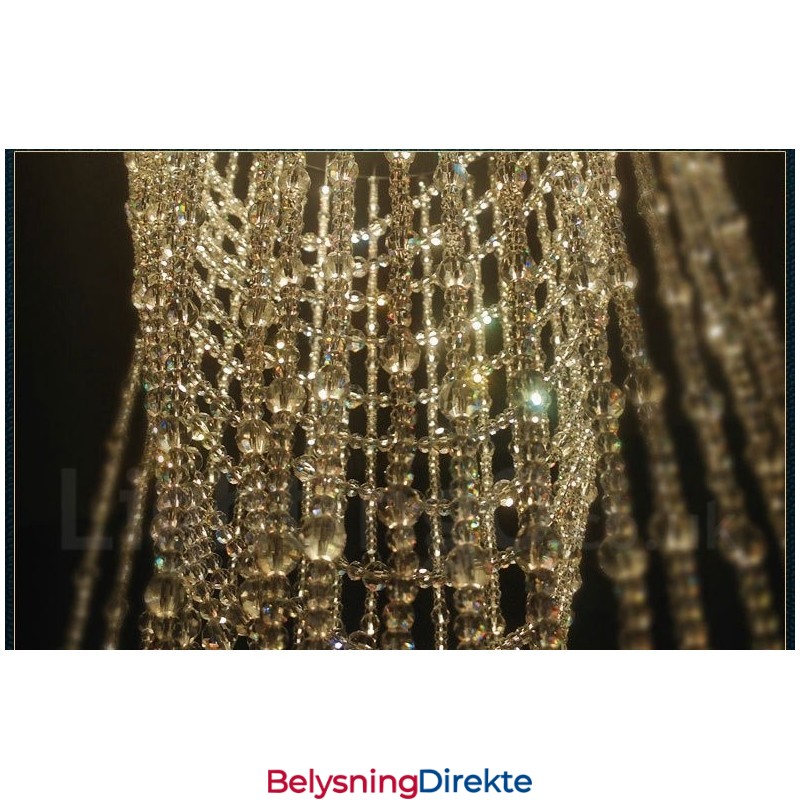 9 Lys Moderne Krystall Tak Anhengslampe Innendørs Lysekrone Belysning Lamper Armaturer