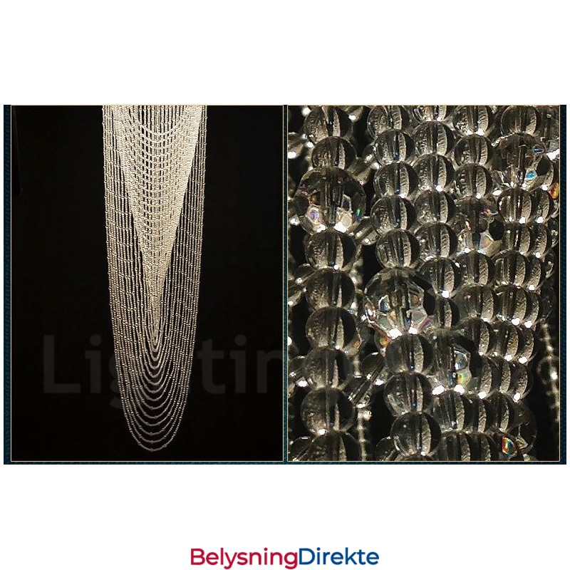 9 Lys Moderne Krystall Tak Anhengslampe Innendørs Lysekrone Belysning Lamper Armaturer