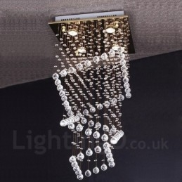 4 Lys Moderne Krystall Tak Anheng Lysekroner Innendørs Lamper Armaturer