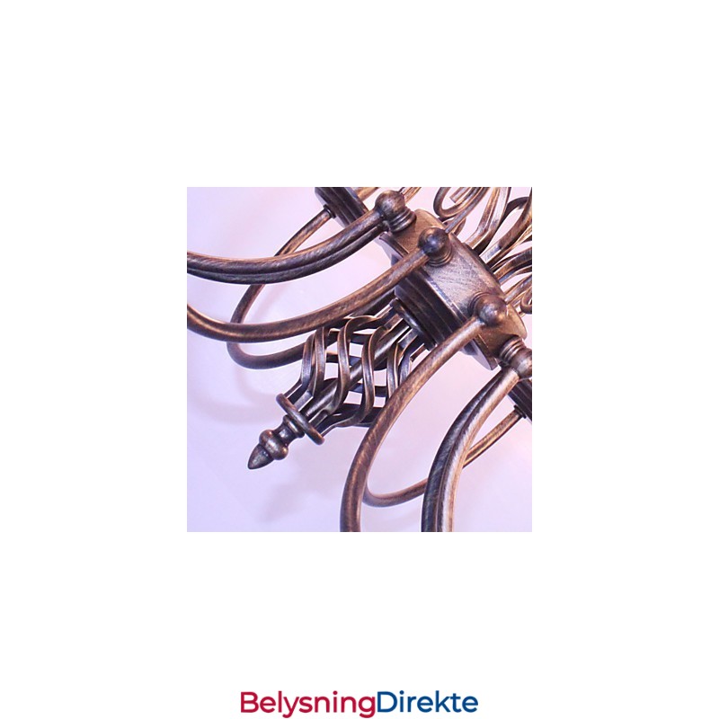 Retro Designere Stearinlysstil Andre Metalllysekrone