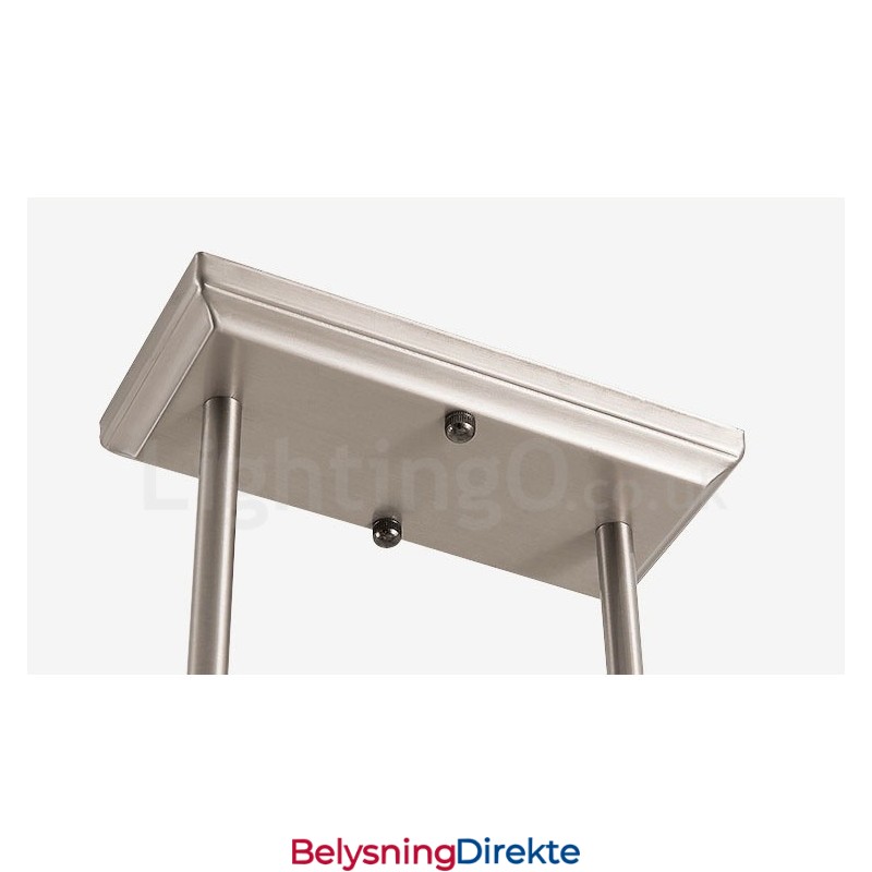 3 Lys Moderne Krom Anhengslampe Innendørs Lysekrone Hjem Hengende Belysning Lamper Armaturer Med Glassskjermer