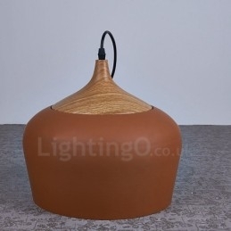 1 Lys Moderne Samtidskunst Pendellampe Med Hvit Rød Blå Skjerm