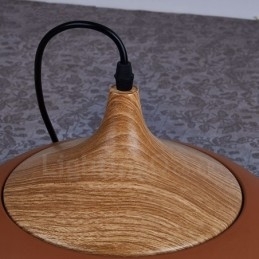 1 Lys Moderne Samtidskunst Pendellampe Med Hvit Rød Blå Skjerm