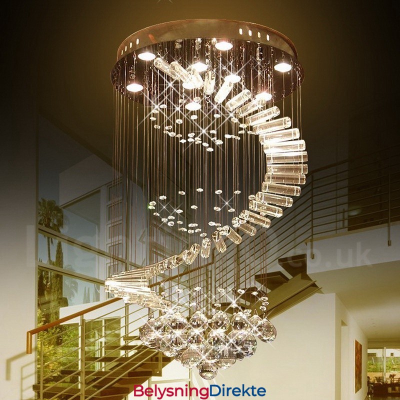 9 Lys Moderne K9 Krystall Tak Anhengslampe Innendørs Lysekrone Belysning Lamper Armaturer