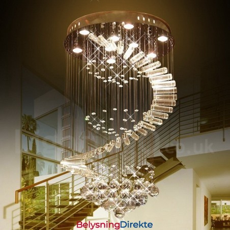 9 Lys Moderne K9 Krystall Tak Anhengslampe Innendørs Lysekrone Belysning Lamper Armaturer