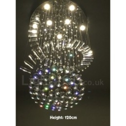 9 Lys Moderne K9 Krystall Tak Anhengslampe Innendørs Lysekrone Belysning Lamper Armaturer