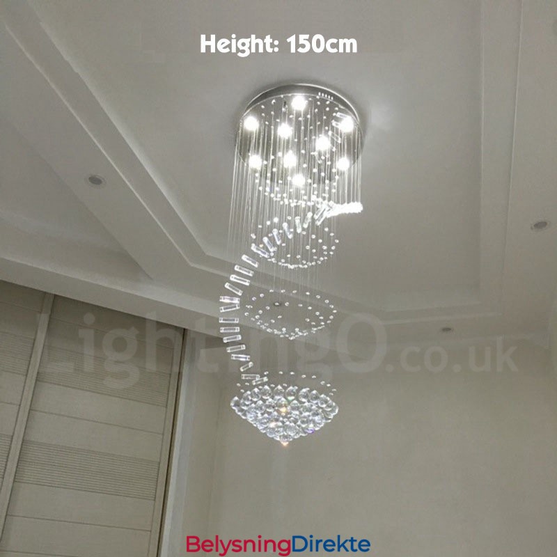 9 Lys Moderne K9 Krystall Tak Anhengslampe Innendørs Lysekrone Belysning Lamper Armaturer
