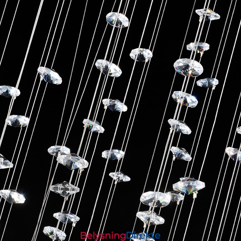 15 Lys Moderne K9 Krystall Takpendellampe Innendørs Lysekrone Belysning Lamper Armaturer