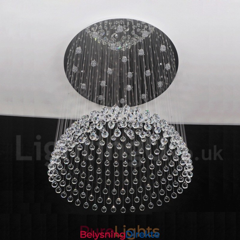 21 Lys Moderne K9 Krystall Takpendellampe Innendørs Lysekrone Belysning Lamper Armaturer