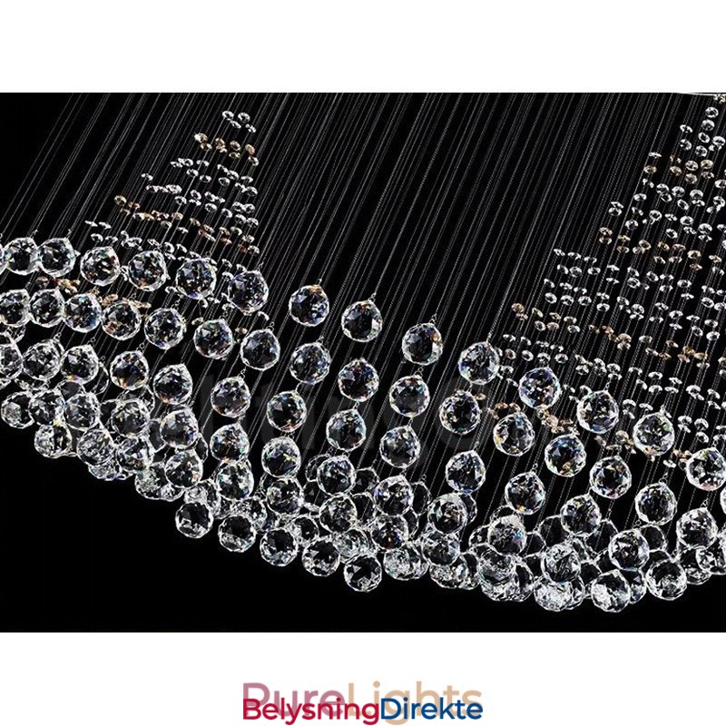10 Lys Moderne K9 Krystall Takpendellampe Innendørs Lysekrone Belysning Lamper Armaturer