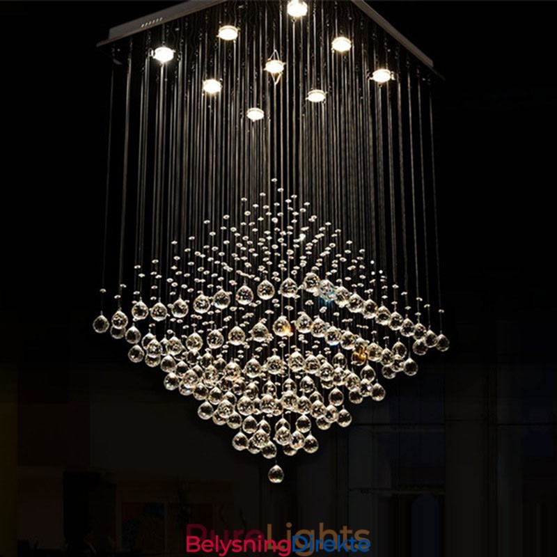 9 Lys Moderne K9 Krystall Tak Anhengslampe Innendørs Lysekrone Belysning Lamper Armaturer