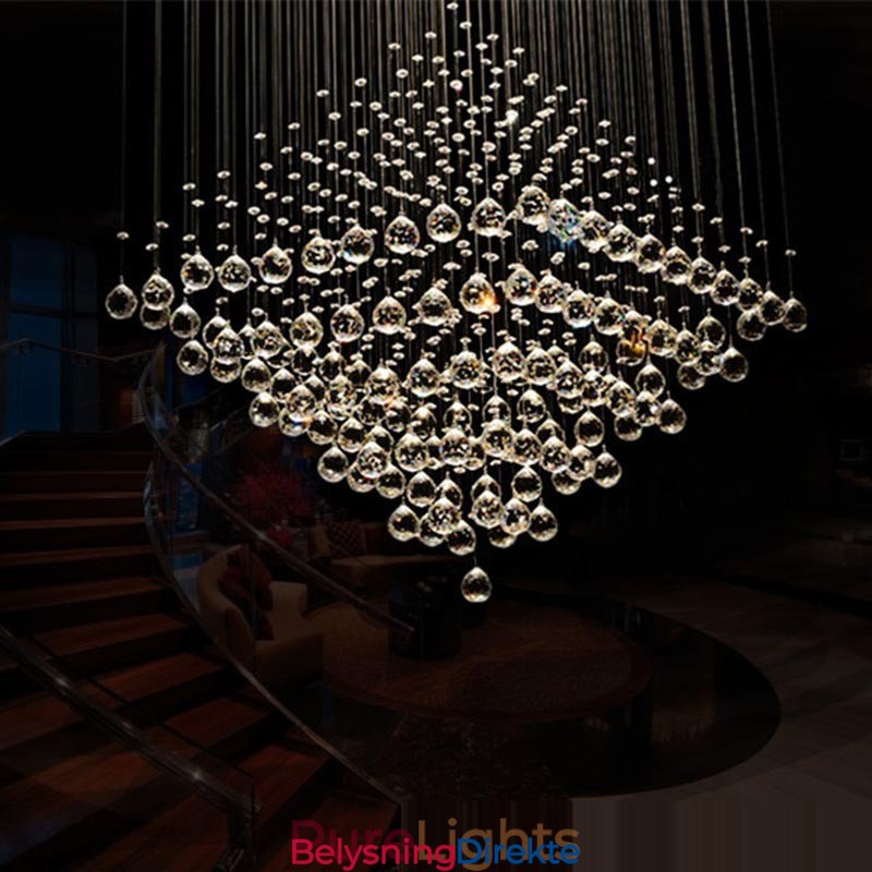 9 Lys Moderne K9 Krystall Tak Anhengslampe Innendørs Lysekrone Belysning Lamper Armaturer