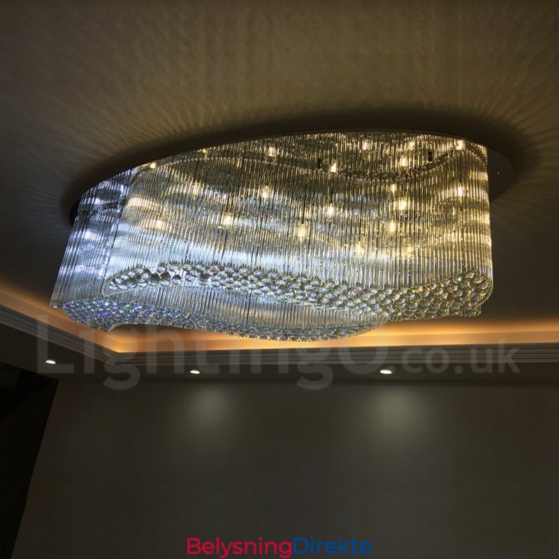 Moderne K9 Krystall Takpendellampe Innendørs Lysekrone Belysning Lamper Armaturer