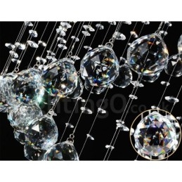 1 Lys Moderne K9 Krystall Takpendellampe Innendørs Lysekrone Belysning Lamper Armaturer