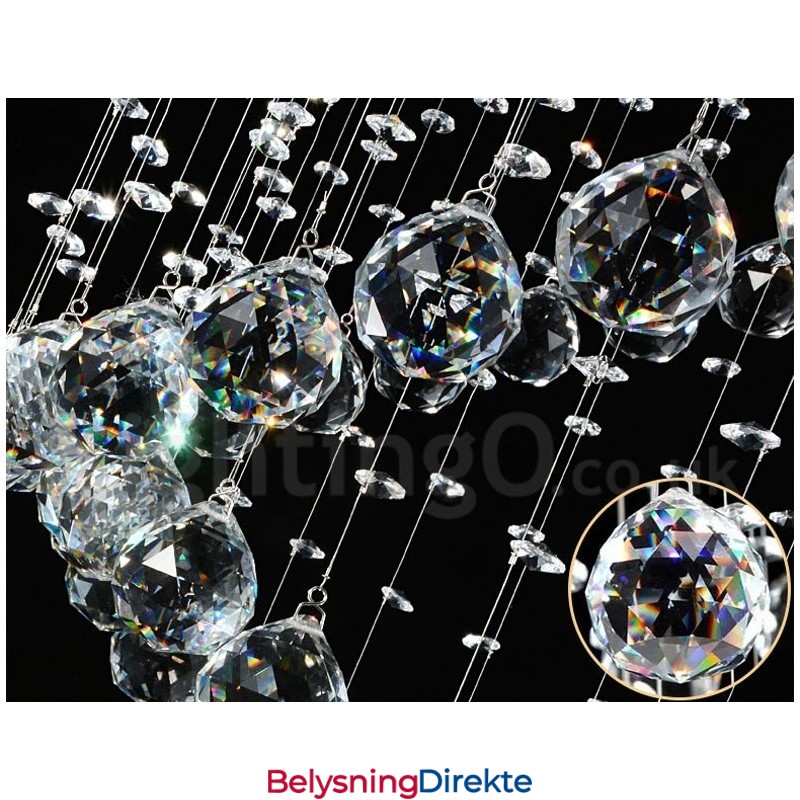 1 Lys Moderne K9 Krystall Takpendellampe Innendørs Lysekrone Belysning Lamper Armaturer