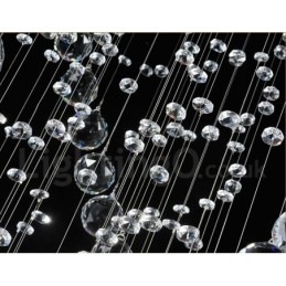 1 Lys Moderne K9 Krystall Takpendellampe Innendørs Lysekrone Belysning Lamper Armaturer