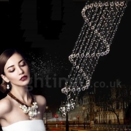 7 Lys Moderne K9 Krystall Tak Anheng Lys Innendørs Lysekrone Belysning Lamper Armaturer