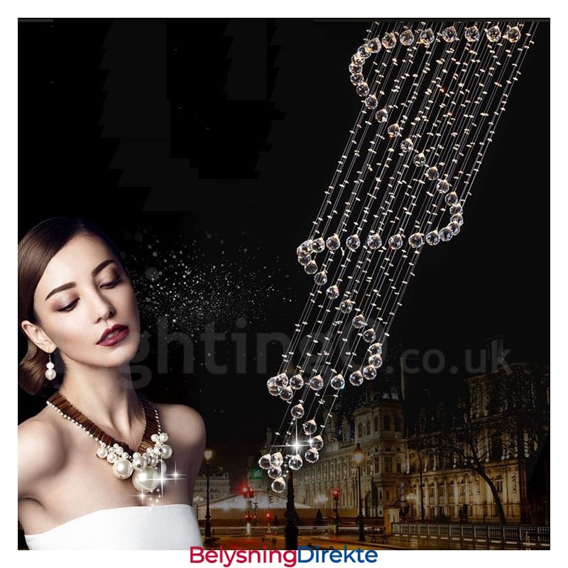 7 Lys Moderne K9 Krystall Tak Anheng Lys Innendørs Lysekrone Belysning Lamper Armaturer