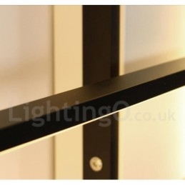 Moderne, Moderne Taklampe I Aluminium, Veggmontert Med Fjernkontrolldimmer For Stue, Soverom