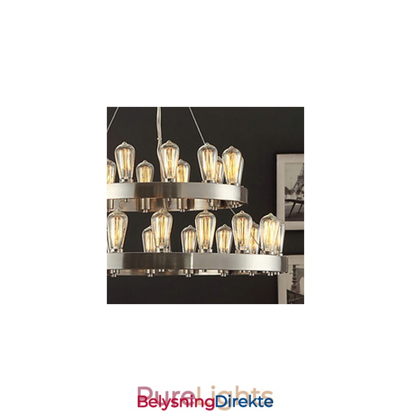 Vintage Mini-Stil Krommetalllysekrone