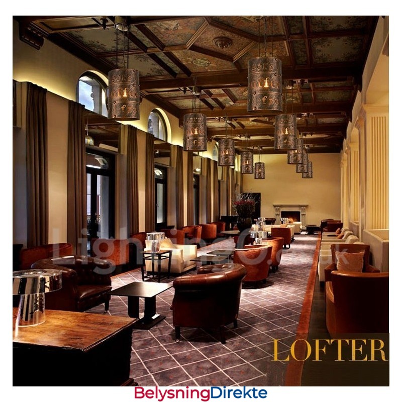 1 Lys Retro Vintage Pendellampe Kaféhus Pendellampe