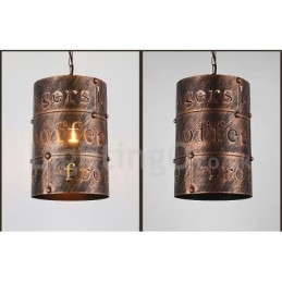1 Lys Retro Vintage Pendellampe Kaféhus Pendellampe