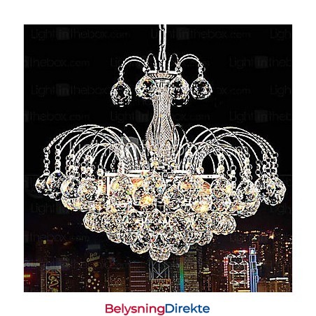 Anheng Luksuriøs Moderne Krystall Lysekrone Med 3 Lys