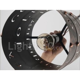 1 Lys Retro Vintage Pendellampe Kaféhus Pendellampe