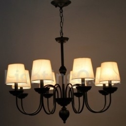 Rustikk Retro Moderne Lysekrone Med 8 Lys