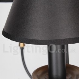 6 Lys Retro Moderne Lysekrone I Stearinlysstil