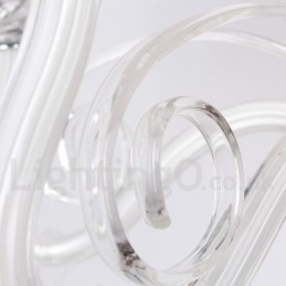 8 Lys Hvit Moderne K9 Krystall Lysekrone I Stearinlysstil