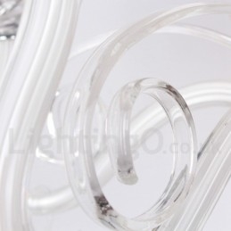 5-Lys Hvit Moderne K9 Krystalllysekrone I Stearinlysstil