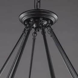 Anheng Tradisjonell Klassisk Rustikk Lodge Vintage Retro Seng Spisestue