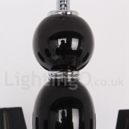 5-Lys Hvit Moderne K9 Krystalllysekrone I Stearinlysstil